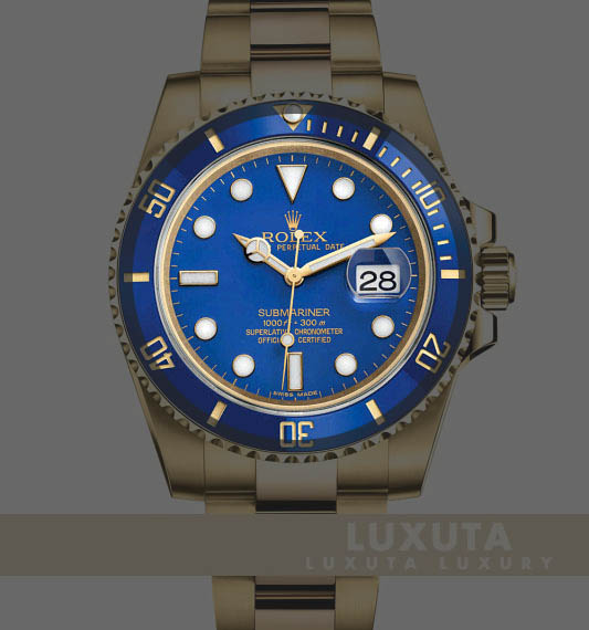 Rolex quay số 116618LB-0001 Rolex dials Submariner Date