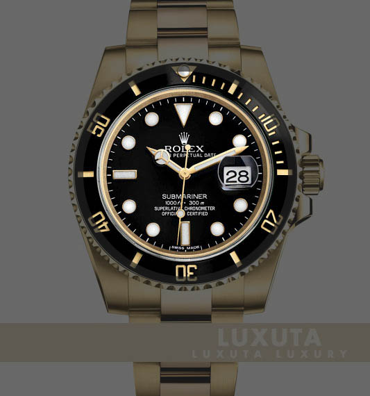 Rolex 다이얼 116618LN-0001 Rolex 다이얼 Submariner Date