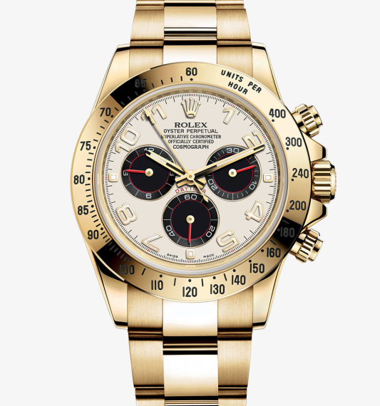 Rolex 116528-0038 preço Cosmograph Daytona