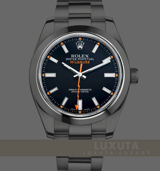 Rolex mostradores 116400-0001 Milgauss