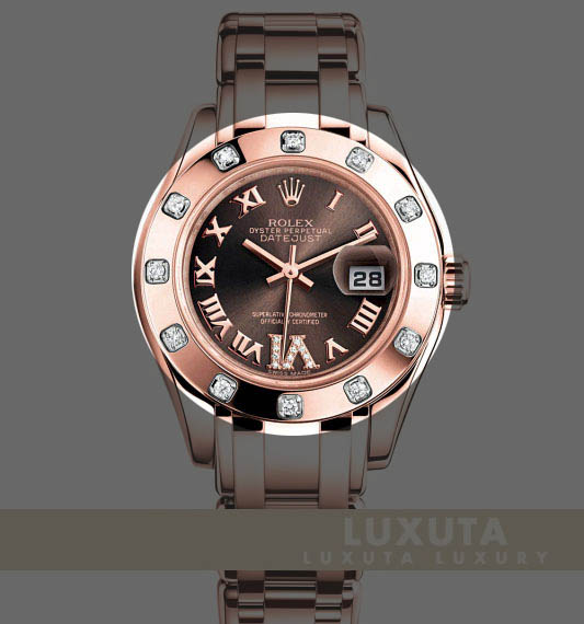 Rolex mostradores 80315-0013 Lady-Datejust Pearlmaster