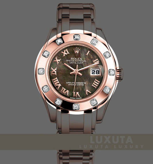 Rolex डायल करता है 80315-0023 Lady-Datejust Pearlmaster