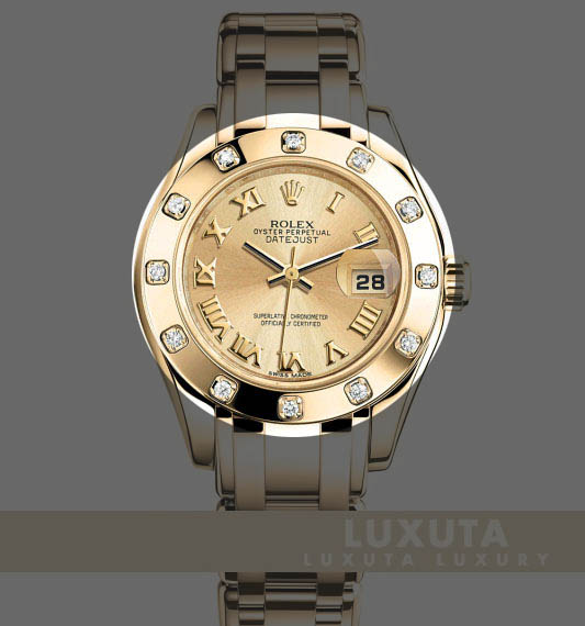 Rolex डायल करता है 80318-0060 Lady-Datejust Pearlmaster